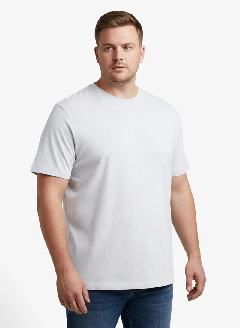 Seventy Five Basics Plus Size Regular Fit T-Shirt